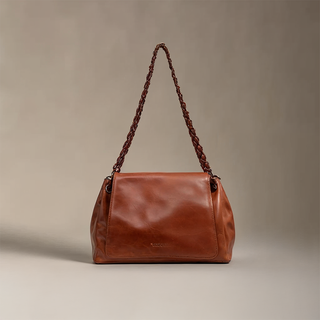 Sienna - Vintage Leather Chain Strap Shoulder Bag