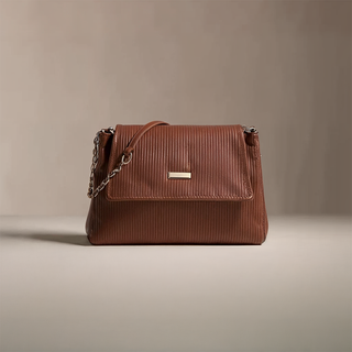 Cora - Retro Corduroy-Inspired Shoulder Bag