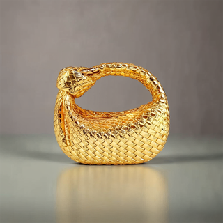 Eliza - Braided Knot Leather Mini Bag