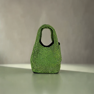 Emery - Luxe Rhinestone Mini Bucket Bag