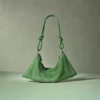 Emilia - Glam Crystal Mesh Shoulder Bag