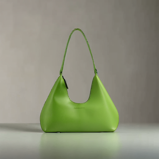 Grace - Exquisite Leather Crescent Hobo Bag