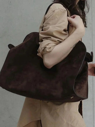 Isabella - Bucket Type Cowhide Leather Shoulder Bag