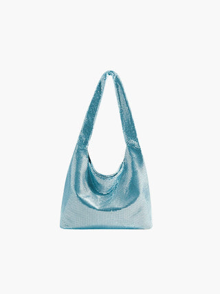 Camila - Chain Mesh Hobo Bag with Soft Drape Design
