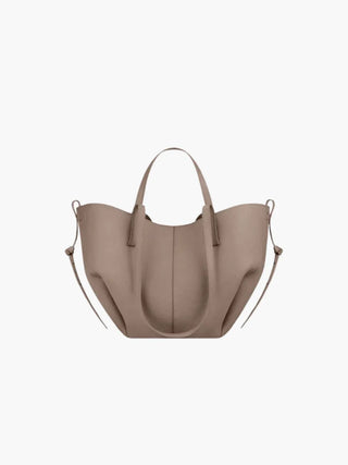Hazel - Classic Double Handle Leather Tote
