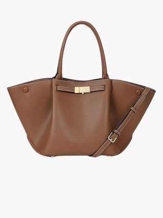Aurora - Classic Leather Charm Tote Bag