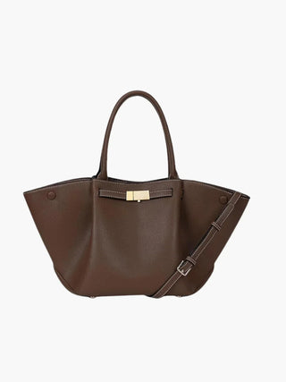 Aurora - Classic Leather Charm Tote Bag