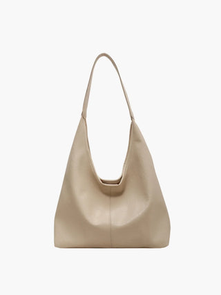 Ruby - Leather Slouchy Hobo Shoulder Bag
