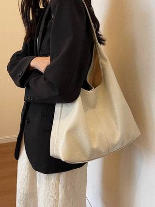 Ruby - Leather Slouchy Hobo Shoulder Bag