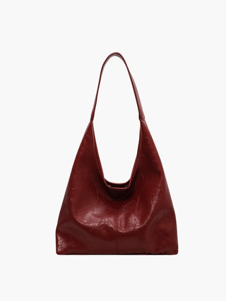 Ruby - Leather Slouchy Hobo Shoulder Bag