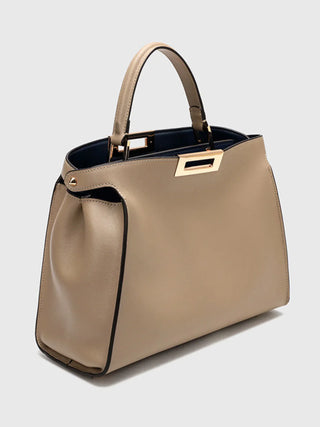 Natalie - Leather Satchel with Dual Carrying Options