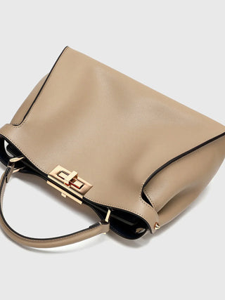 Natalie - Leather Satchel with Dual Carrying Options