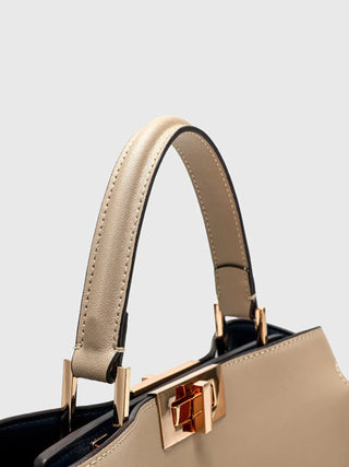 Natalie - Leather Satchel with Dual Carrying Options