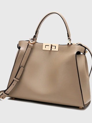 Natalie - Leather Satchel with Dual Carrying Options