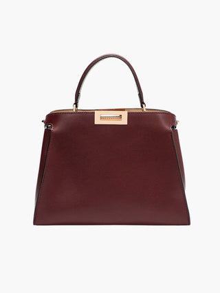 Natalie - Leather Satchel with Dual Carrying Options