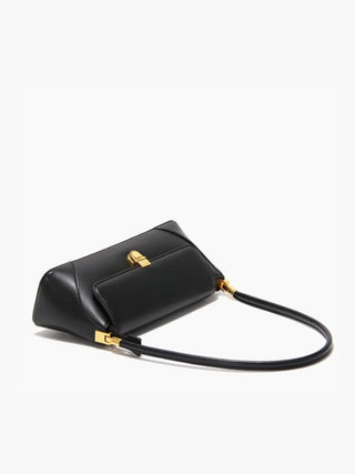 Alice - Leather Shoulder Bag with Vintage Gold-Tone Hardware