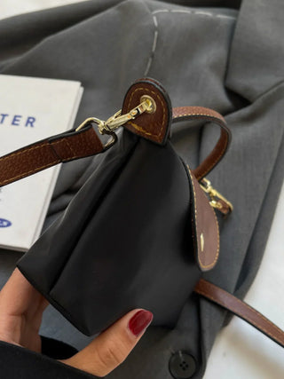 Vivian - Premium Nylon Spliced Crossbody Mini Bag