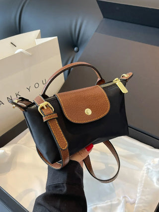 Vivian - Premium Nylon Spliced Crossbody Mini Bag