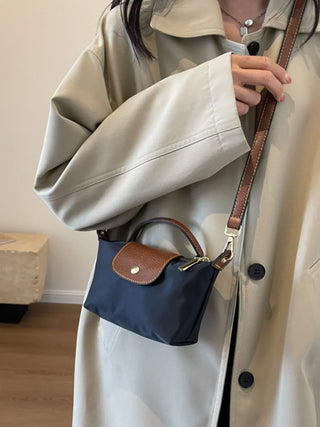 Vivian - Premium Nylon Spliced Crossbody Mini Bag