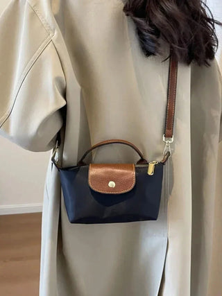 Vivian - Premium Nylon Spliced Crossbody Mini Bag