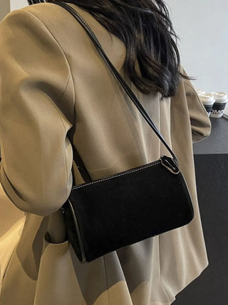 Samantha - Soft Suede Cylinder Bag