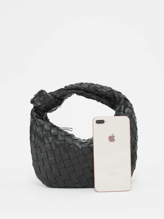Eliza - Braided Knot Leather Mini Bag