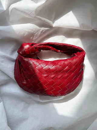 Eliza - Braided Knot Leather Mini Bag