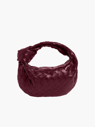 Eliza - Braided Knot Leather Mini Bag