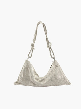 Emilia - Glam Crystal Mesh Shoulder Bag