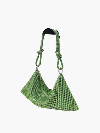Emilia - Glam Crystal Mesh Shoulder Bag