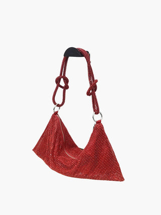 Emilia - Glam Crystal Mesh Shoulder Bag