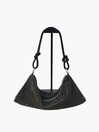 Emilia - Glam Crystal Mesh Shoulder Bag