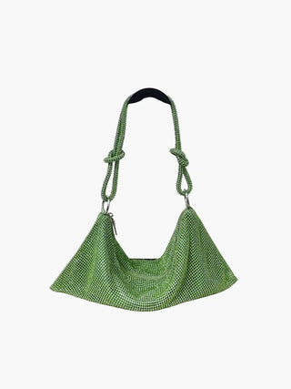 Emilia - Glam Crystal Mesh Shoulder Bag