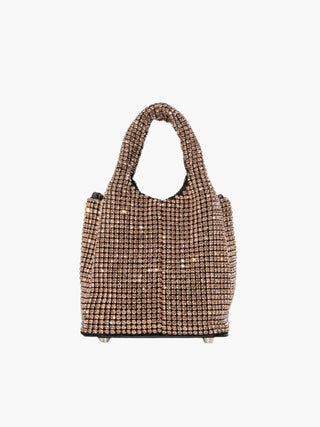 Emery - Luxe Rhinestone Mini Bucket Bag