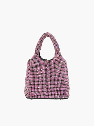 Emery - Luxe Rhinestone Mini Bucket Bag