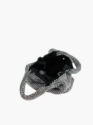 Emery - Luxe Rhinestone Mini Bucket Bag