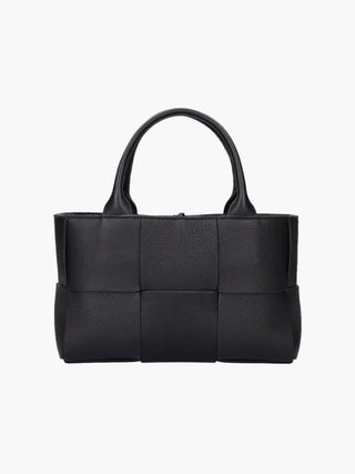 Mary - Textured Leather Tote Bag with Reinforced Stitching