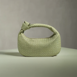 Juliette - Woven Knot Mini Suede Shoulder Bag