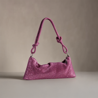 Emilia - Glam Crystal Mesh Shoulder Bag