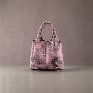 Emery - Luxe Rhinestone Mini Bucket Bag