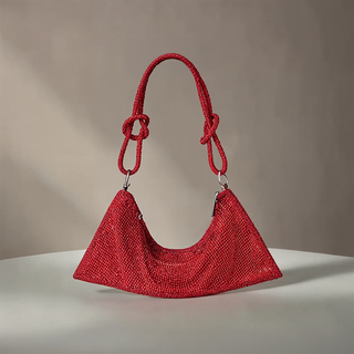 Emilia - Glam Crystal Mesh Shoulder Bag