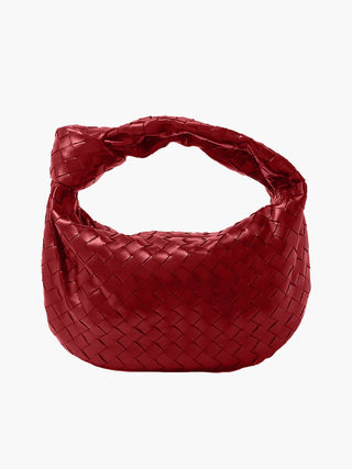 Amelia - Braided Knot Leather Medium Bag