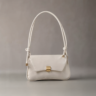 Willow - Fashion Leather Curved Flap Handbag