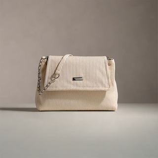 Cora - Retro Corduroy-Inspired Shoulder Bag