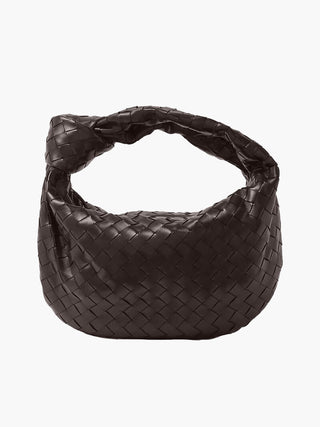 Amelia - Braided Knot Leather Medium Bag