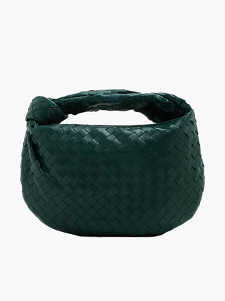Amelia - Braided Knot Leather Medium Bag