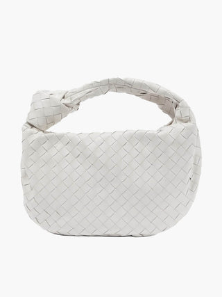 Amelia - Braided Knot Leather Medium Bag